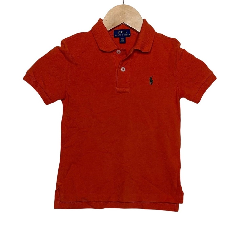 Polo Ralph Lauren Kid's Polo Short Sleeve Shirt size 4/4T Orange